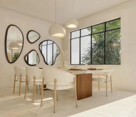 Elegant dining room area designed for family gatherings in the Xavi Model
